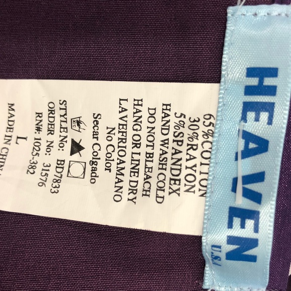 HEAVEN U.S.A PURPLE BODYCON DRESS - Picture 6 of 6